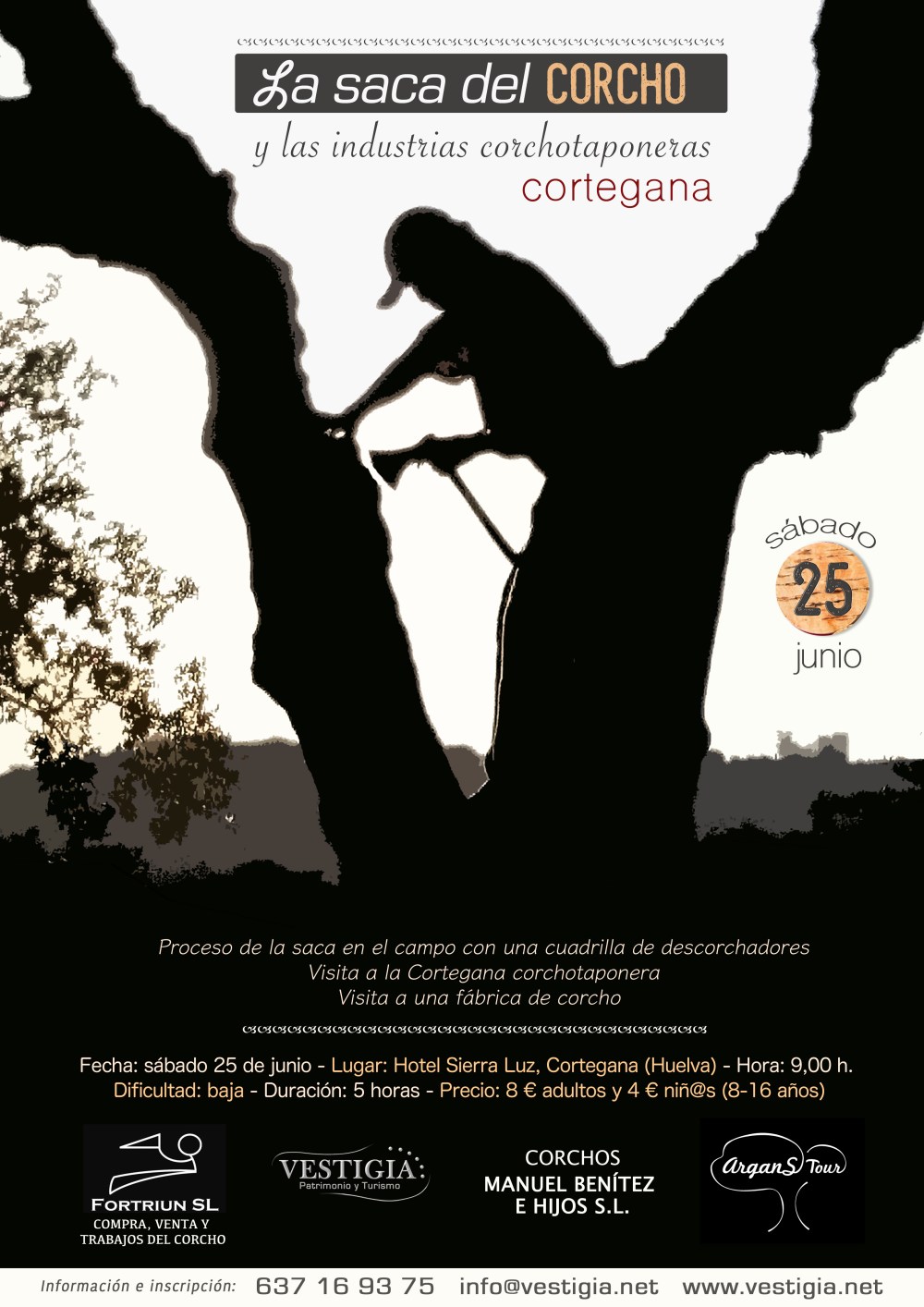 Cartel saca del corcho BR