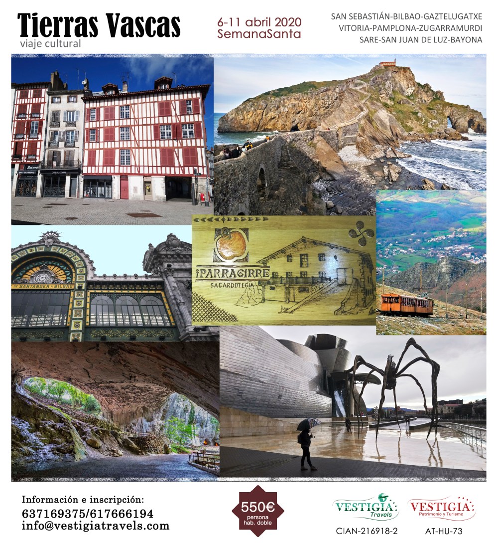 CARTEL VIAJE TIERRAS VASCAS